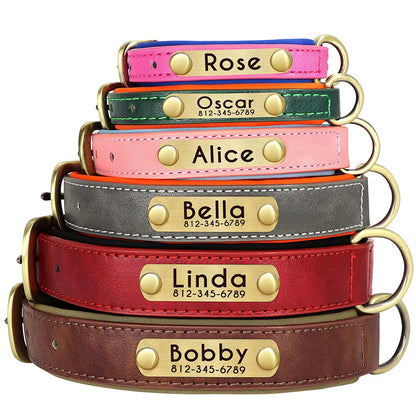 Customized Leather Pet Collar 