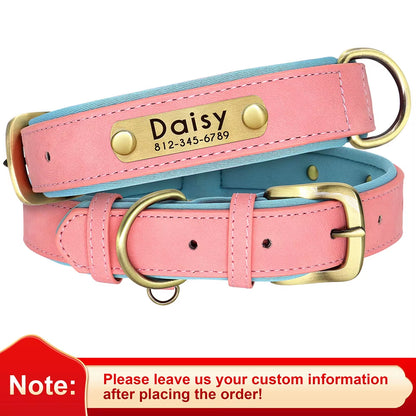 Customized Leather Pet Collar 
