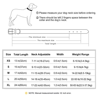 Customized Leather Pet Collar 
