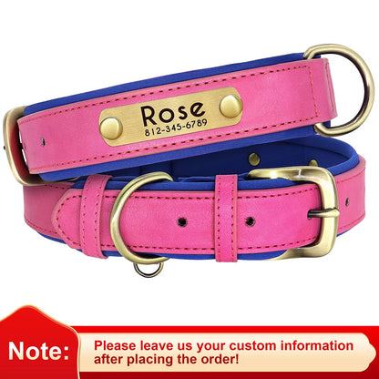 Customized Leather Pet Collar 