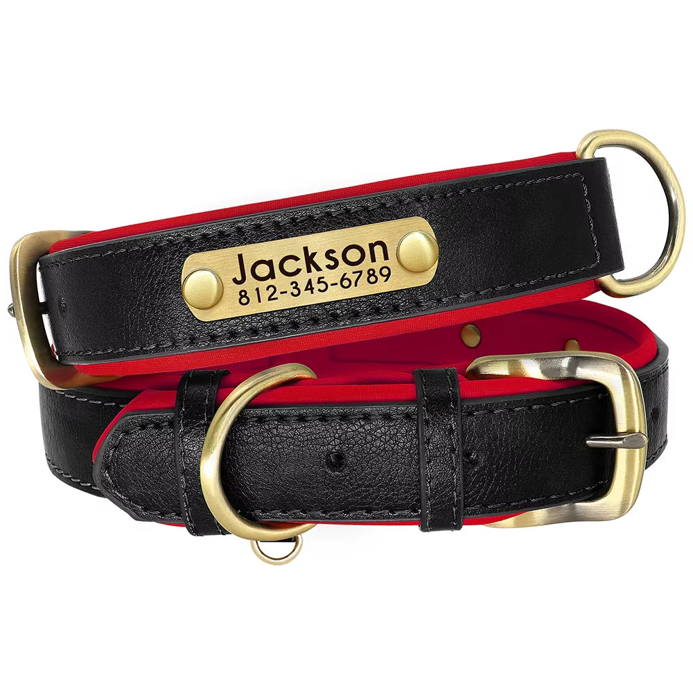 Customized Leather Pet Collar 
